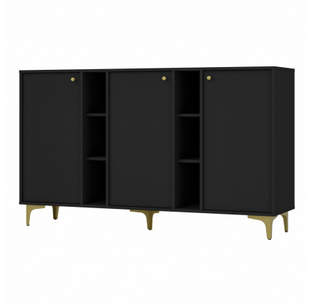 Komoda Tomila 823/1, černý grafit