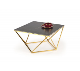 FELICIA konferencia asztal, Arany / Fekete márvány hatás