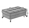Pouf Lorelle Grande 81 100x45