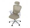Kancelářská židle, houpací mechanismus, béžová síťovina, KA-K2031 BGE