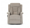 Polohovací křeslo, elektrické kabelové ovládání, béžová, látka, TV-7072 LAN2