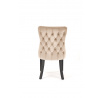 Étkezőszék ALDA VELVET, Bézs/Fekete