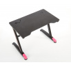 Íróasztal B40, fekete/piros