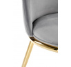 Étkezőszék K460, Szürke/Arany