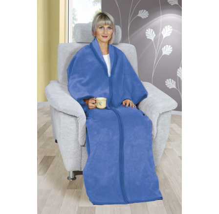 TV pytel micro 150x180cm modrý