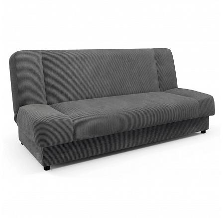 Wersalka Rozkładana PIANO Ciemnoszara Sztruksowa