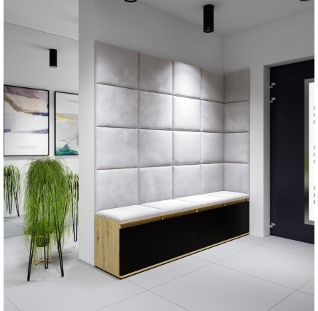 EMI 3 előszobafal, Trinity 32/Artisan+fekete