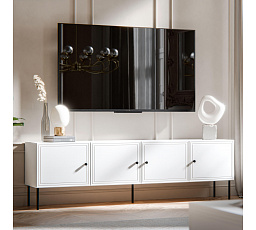 PALAZZO BIS 200 4D TV-szekrény, fehér