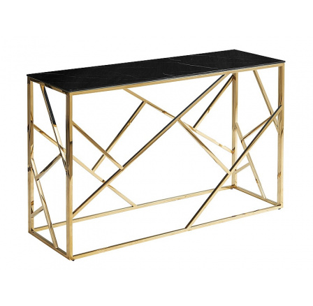 KONSOLKA ESCADA C II CZARNY EFEKT MARMURU/ZŁOTY 120X40 KONSOLKA ESCADA C II CZARNY EFEKT MARMURU/ZŁOTY 120X40