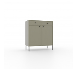 Komód 2D 2S Tili Eukaliptusz+Eukaliptusz