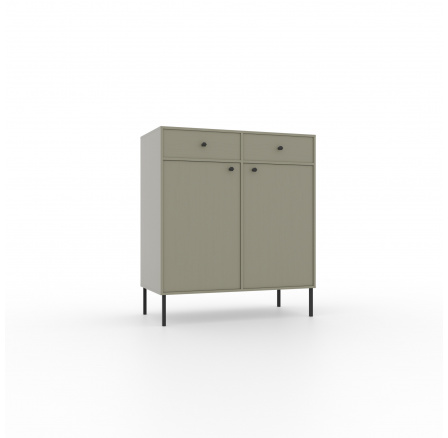 Komód 2D 2S Tili Eukaliptusz+Eukaliptusz