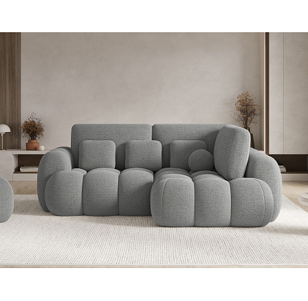 Cozion sarokkanapéágy tárolóval, szürke buklé, jobbos Royal 04 202x140 jobb 1 Cozion sarokkanapéágy tárolóval, szürke buklé, jobbos Royal 04 202x140 jobb 1