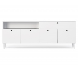 Dullum 200 Sideboard White Biały 200x75 Not applicable