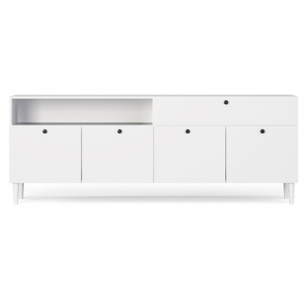 Dullum 200 Sideboard White Biały 200x75 Not applicable