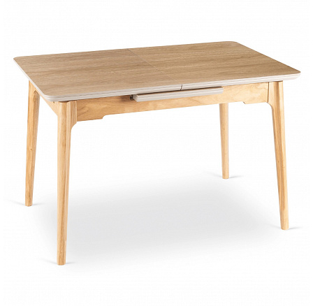 Stół SAMER Rozkładany Ceramiczny 120-160 cm Dąb