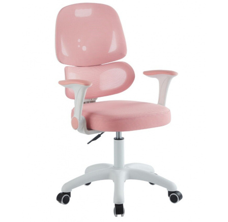 Irodai szék FB28JB, Rózsaszín/Fehér