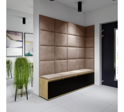 EMI 3 előszobafal, Trinity 04/Artisan+fekete