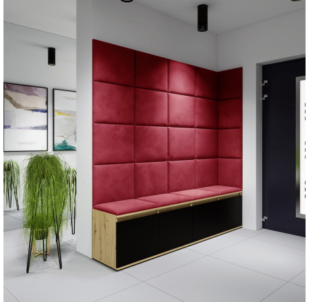 EMI 3 előszobafal, Trinity 24/Artisan+fekete