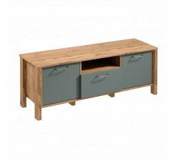 INDYGO RTV1S TV állvány, Wotan Tölgy/Zöld