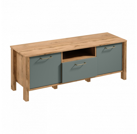 INDYGO RTV1S TV állvány, Wotan Tölgy/Zöld