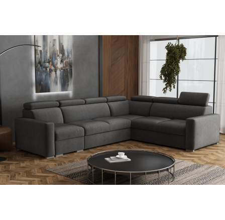 Sedací souprava Petrit V pravá Kronos šedá