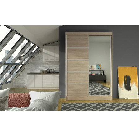 Šatní skříň LINORA III 120, Dub sonoma