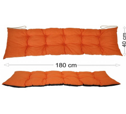 Podsedák 180x40 oranžový melír