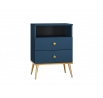 Marine 10 błękit ciemny - szafka nocna 2S