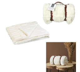 Szőrme Furry 120x150cm fehér, fogantyúval