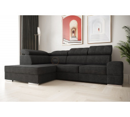 NAROŻNIK ROYAL I 260×185 - lewa , Odcienie grafitu