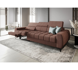 SOFA PORTO III RELAX 263 CM - Odcienie brudnego różu , Strona lewa
