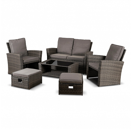 Zestaw Mebli Ogrodowych DELGADO Szary