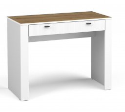 MOSSA Mo10 fésülködőasztal, Whisky Tölgy/Fehér Matt