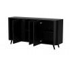 TV komód VOLARE 150 3D, fekete matt