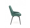 Étkezőszék K479, zöld bársony