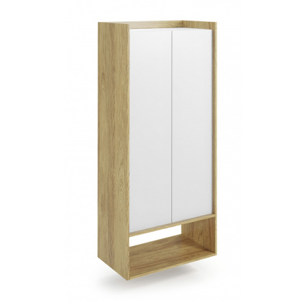 MOBIUS 2D komód, természetes/fehér