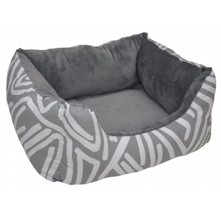 Pelíšek AXIN Deluxe šedobílá mozaika - 68x58 cm