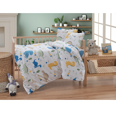 Bavlněné dětské povlečení 140x200, 70x90cm Dino