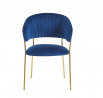 Velvet szék kék K4-FX