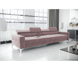 SOFA CZTEROOSOBOWA TOSCANIA IV 315 CM - Odcienie różu