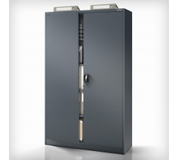 Irodai fém iratszekrény antracit JAN II, 1150 x 1850 x 400 mm