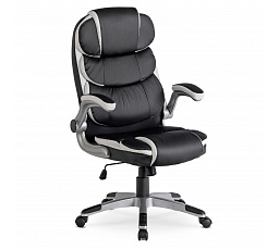 Fotel Obrotowy LIVERPOOL Czarny Ekoskóra