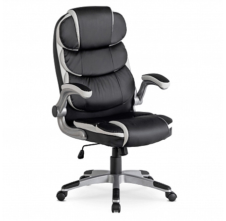 Fotel Obrotowy LIVERPOOL Czarny Ekoskóra