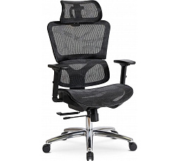 Fotel Obrotowy ROYAL Ergonomiczny Czarny