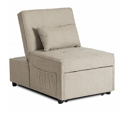Fotel Rozkładany IBERIS 67 cm do Spania Beżowy