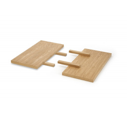 MASSIVE 3 hosszabbítás 45x90 cm teljes természetes tölgy