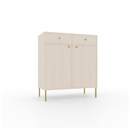 Komód 2D 2S Tili Bézs homok+ Bézs homok