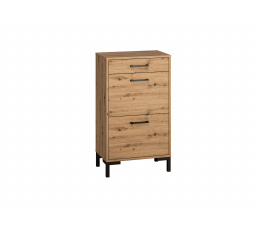 Nevio 02 Dąb artisan - szafka na buty