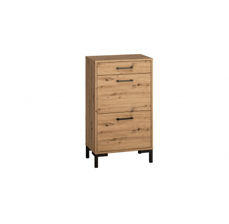 Nevio 02 Dąb artisan - szafka na buty