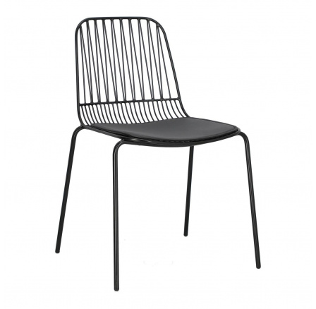 Willy Black szék PU párnával